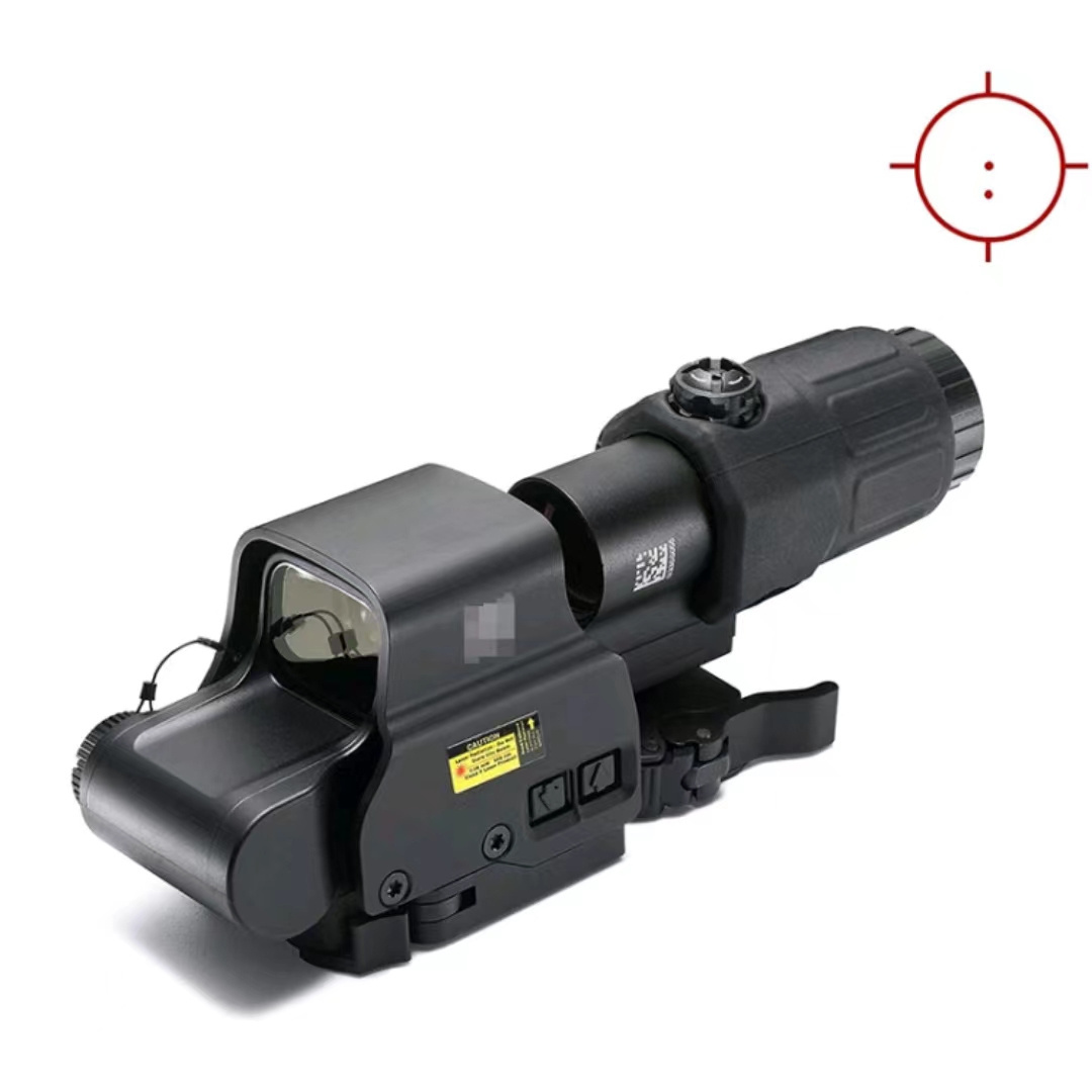 Best-Selling 558 Red Dot G33 G43 Waterproof Holographic Sight Combo 3x Magnifying Glass Hunting 20mm Laser Model 1mw Maximum