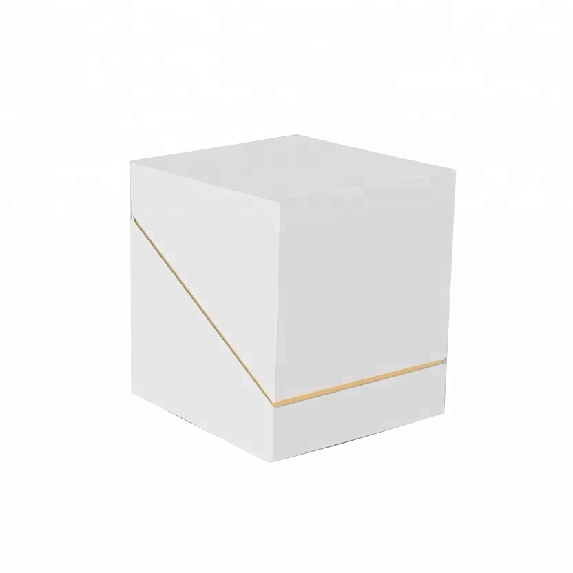 Kexin Wholesale Luxury Premim Packaging Gift Candle Jar Boxes Custom Fancy Design Logo Rigid Paper Candle Box