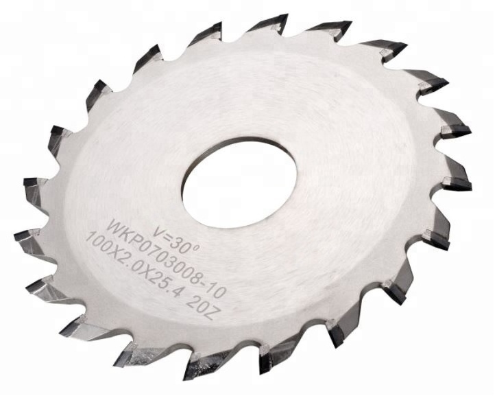 Tungsten carbide v-grooving blades for PCB V-cuting machine/Solid PCB V-cutting saw blade for CNC V-cutting machine