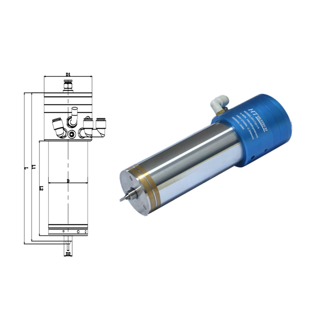 CNC spindle motor 0.4kw 160000rpm auto tool change atc HT1722-04 spindle motor