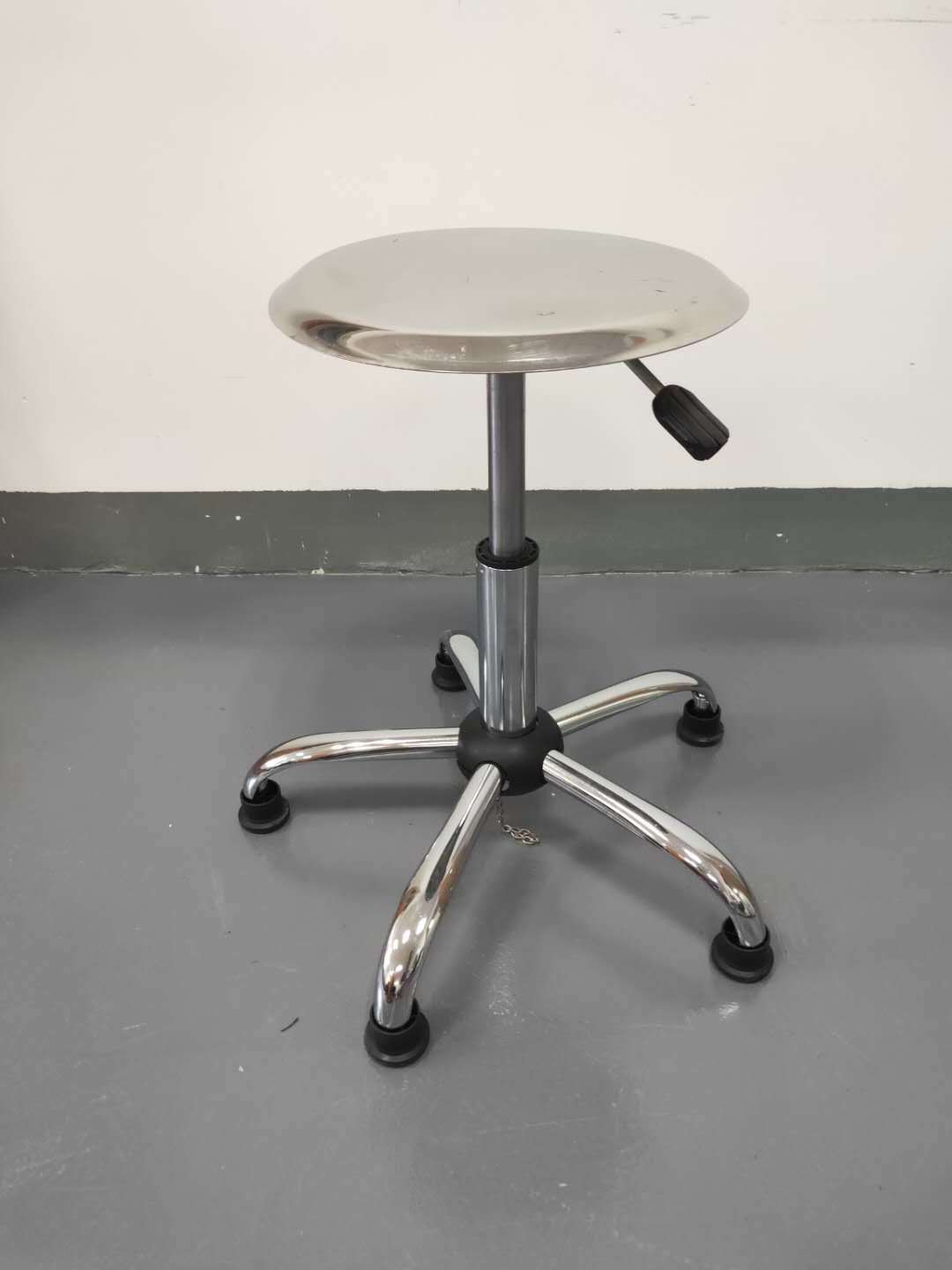 ESD antistatic adjustable stainless steel laboratory chair stool