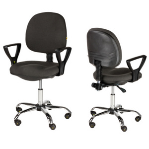 esd fabric chair ,  anti static lab chair with arm rest