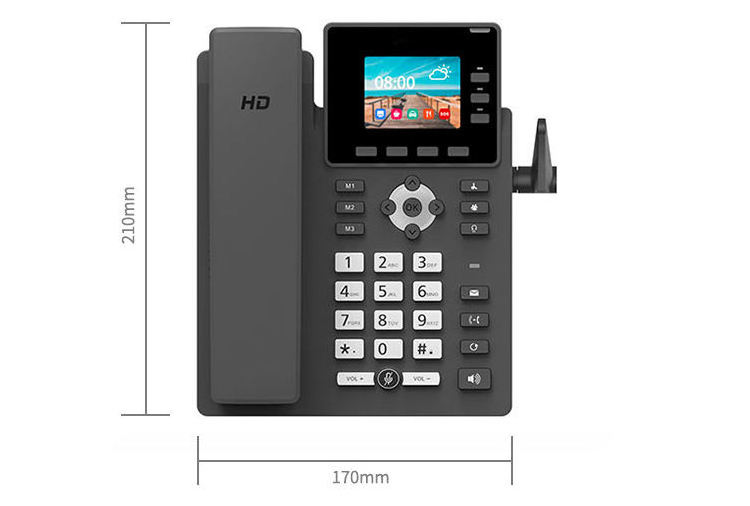 KEXINT 4G voip phone wireless ip phone Support 3 Lines SIP 2.4 Color LCD Screen HD Voice Conference voip phone