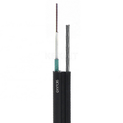 KEXINT Outdoor 4 6 8 12 24 Core GYTC8S Overhead Self-supporting Figure 8 Fiber Optic Cable