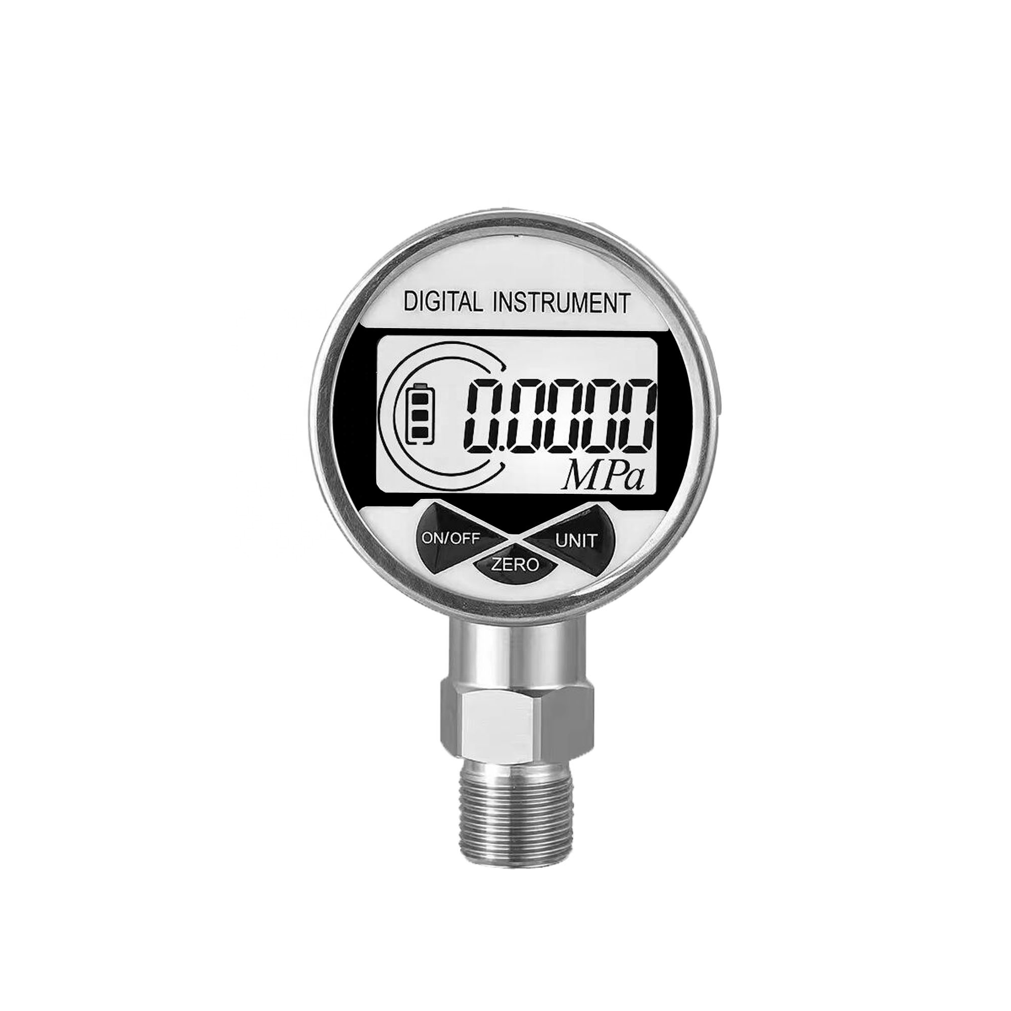 High-Precision Intelligent Digital Pressure Gauge , Wireless bar mpa psi  digital Pressure Manometer with stainless steel shell