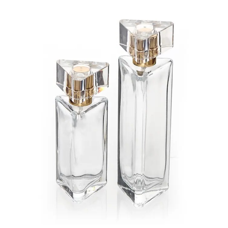 Hot selling 30ml 45ml Perfume spray bottle triangle Luxury perfume bottle Fashion Perfume bottle