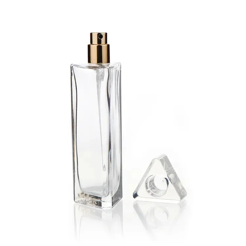 Hot selling 30ml 45ml Perfume spray bottle triangle Luxury perfume bottle Fashion Perfume bottle