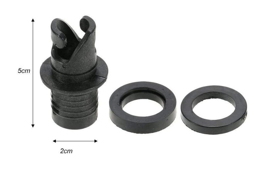 Plastic Inflatable Kayak Valve Adapter Air Pump Hose Replacement Accessories