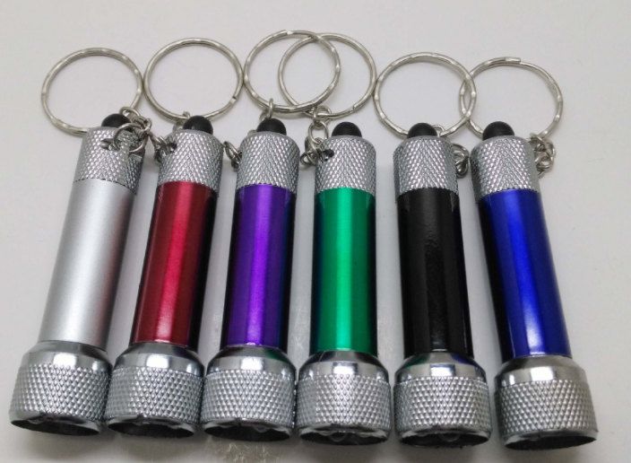 KY 3LED High quality custom aluminum led keychain flashlight  mini pocket flashlight with custom logo