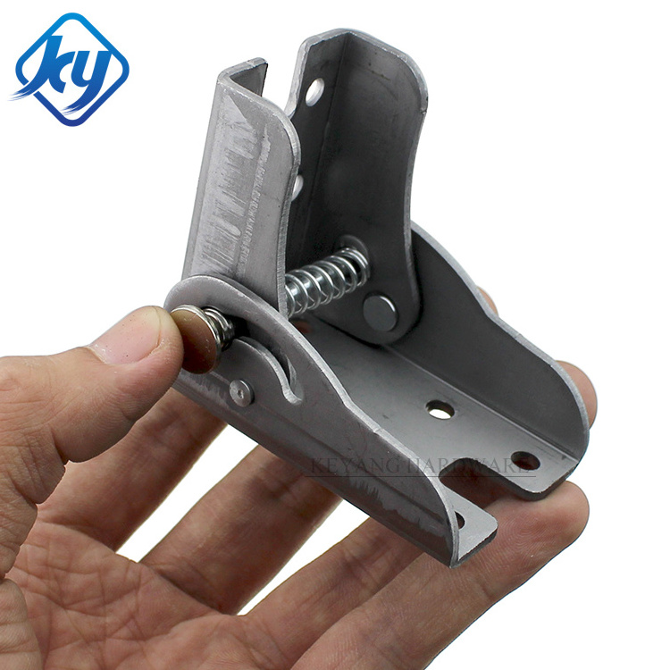 KEYANG Folding 90 degree hinge furniture locking metal foldable table leg bracket hinges