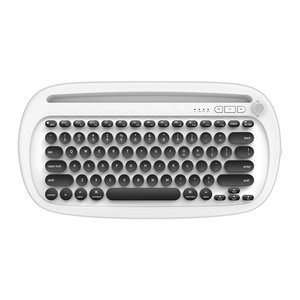 Personalized modeling wireless keyboard Bluetooth+2.4G office keyboard With groove to adapt to mobile phone