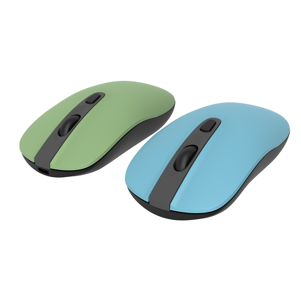 2.4G Wireless bluetooth ergonomic Office mouse  rechargeable  Laptop Office colorful available mouse