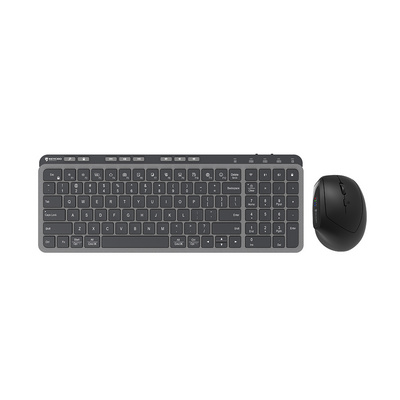 2.4G+Bluetooth Wireless Keyboard and Mouse set Ergonomic Keyboard Backlit  Keyboard Comb for Laptop Computer