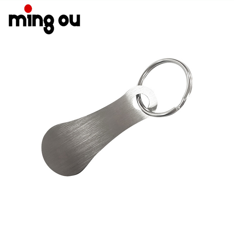 Metal promotion shopping cart coin token key chain Shopping cart token key ring trolley coin