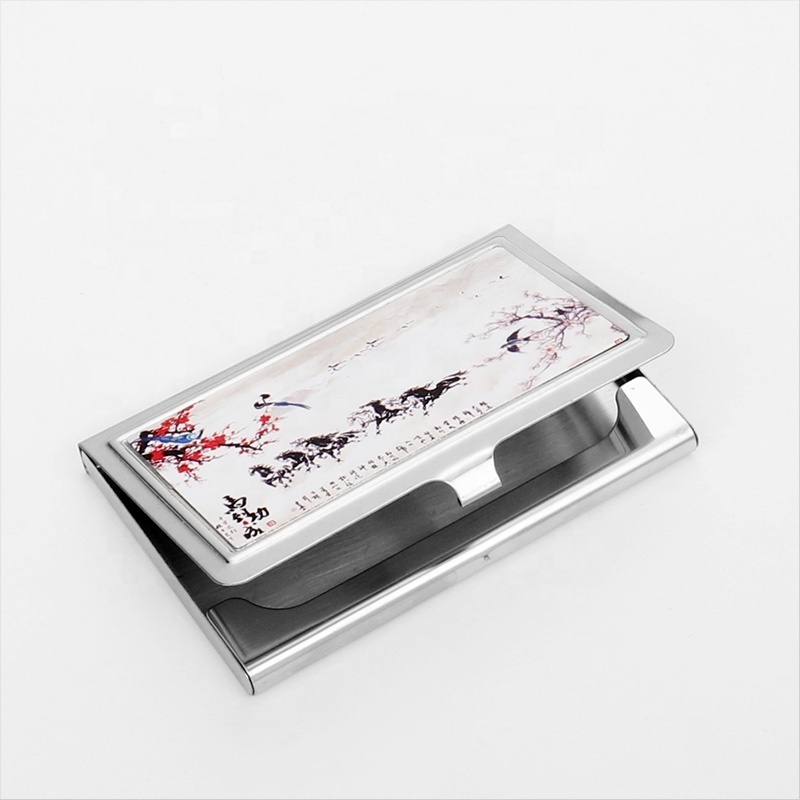 Wholesale Blank Custom Sublimation Stainless Steel Business Card Holder