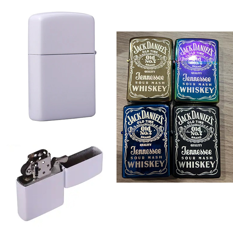 Custom Personalized Design Sublimation Printable Stainless Steel Sublimation Lighters