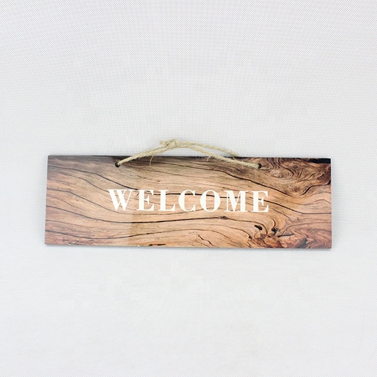 Wholesale In Stock Blank Cardboard Sublimation MDF Blank Door Signs