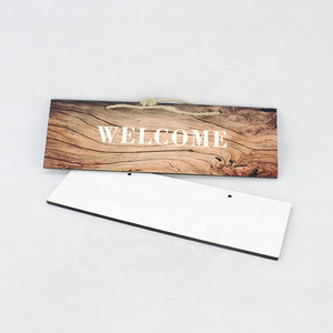 Wholesale In Stock Blank Cardboard Sublimation MDF Blank Door Signs