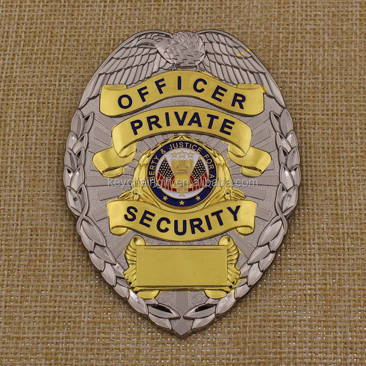 Wholesale custom metal leather security lapel pin