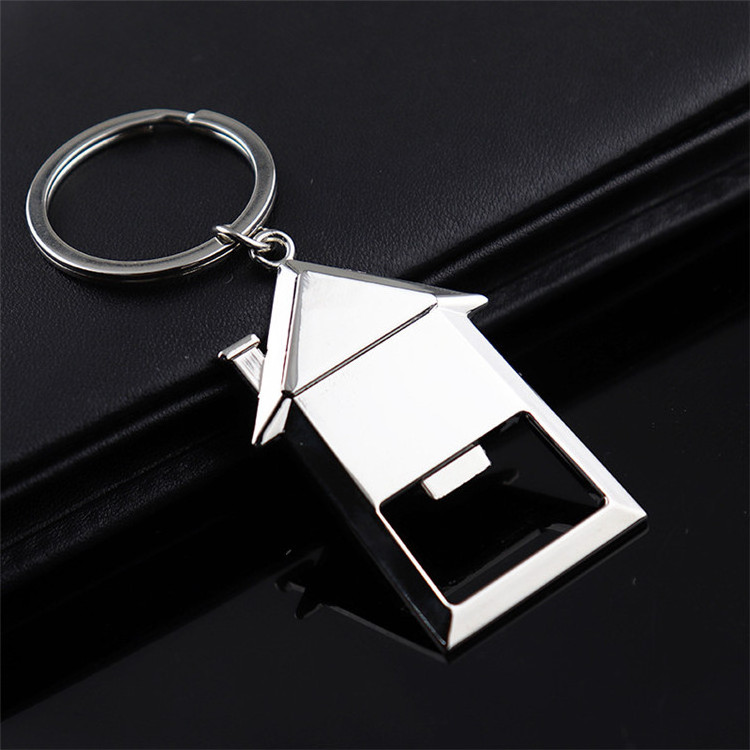 Wholesale Zinc Alloy metal house shaped bottle opener With Logo