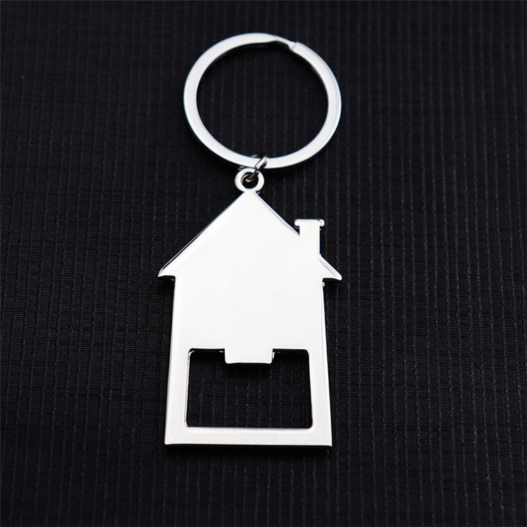 Wholesale Zinc Alloy metal house shaped bottle opener With Logo