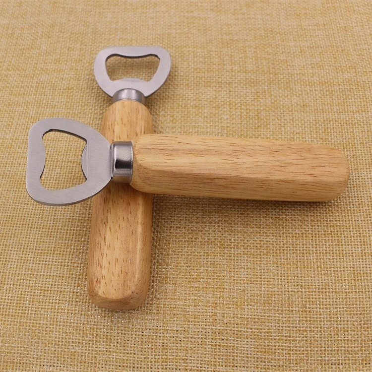 Fast Delivery Wholesale Custom Wooden Bottle Opener With Laser Logo