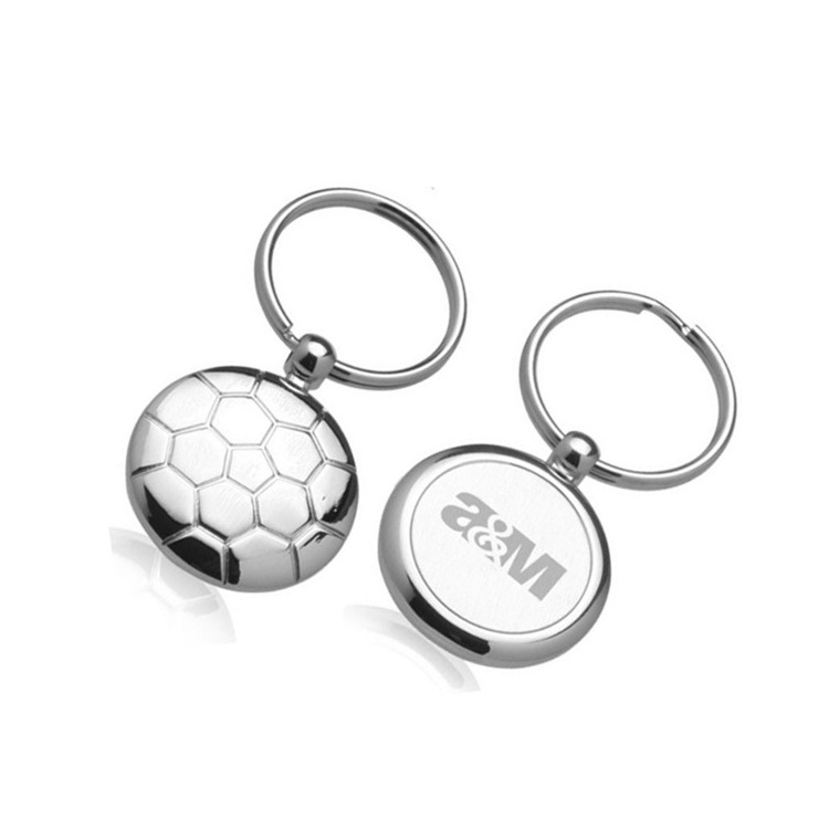 Football Souvenir Metal Keychain Custom Soccer Shoe Keychain