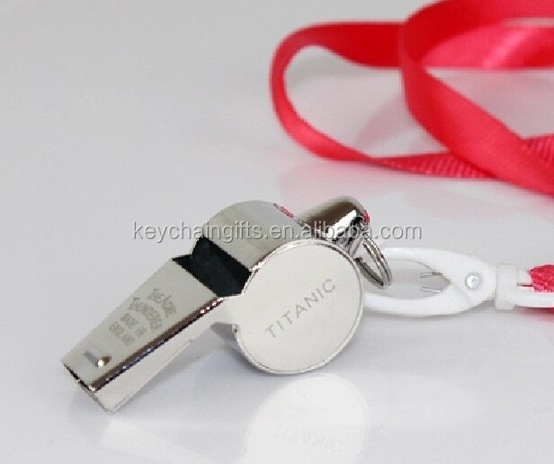 Metal customized sports referee whistle