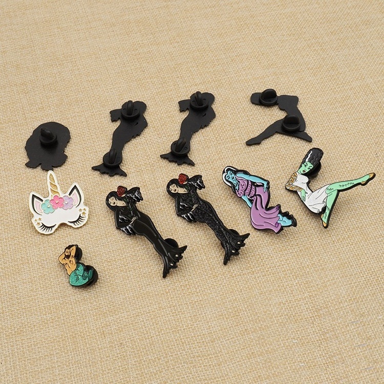 Bulk wholesale custom metal zinc alloy iron enamel lapel pin