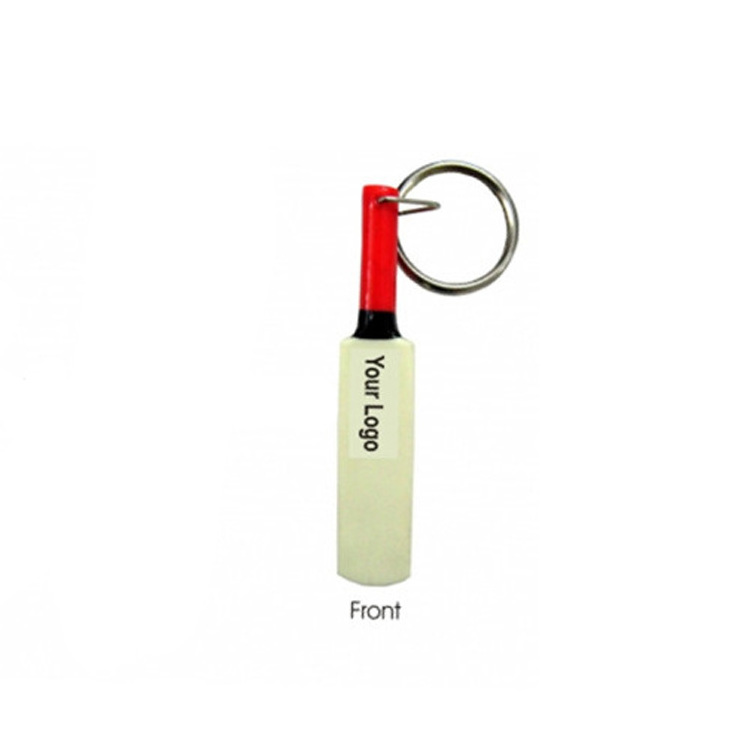 Promotion custom metal laser engrave cricket keychain