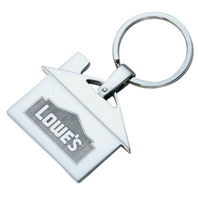 House Shaped Laser Engraved Keychain For personalized Keychain House