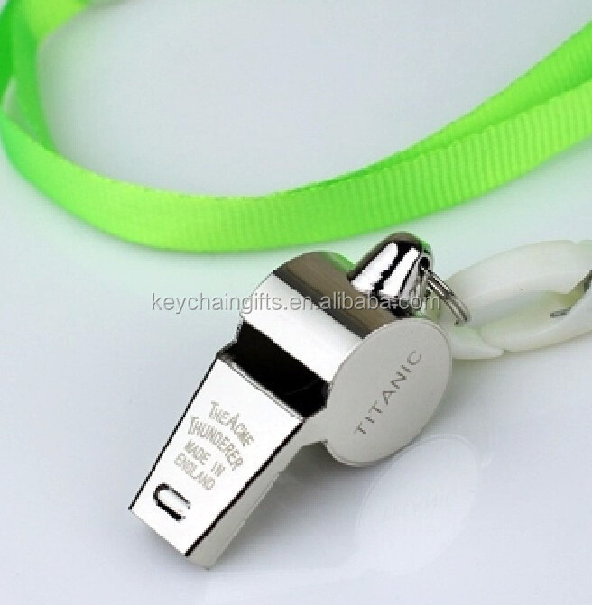 Metal customized sports referee whistle