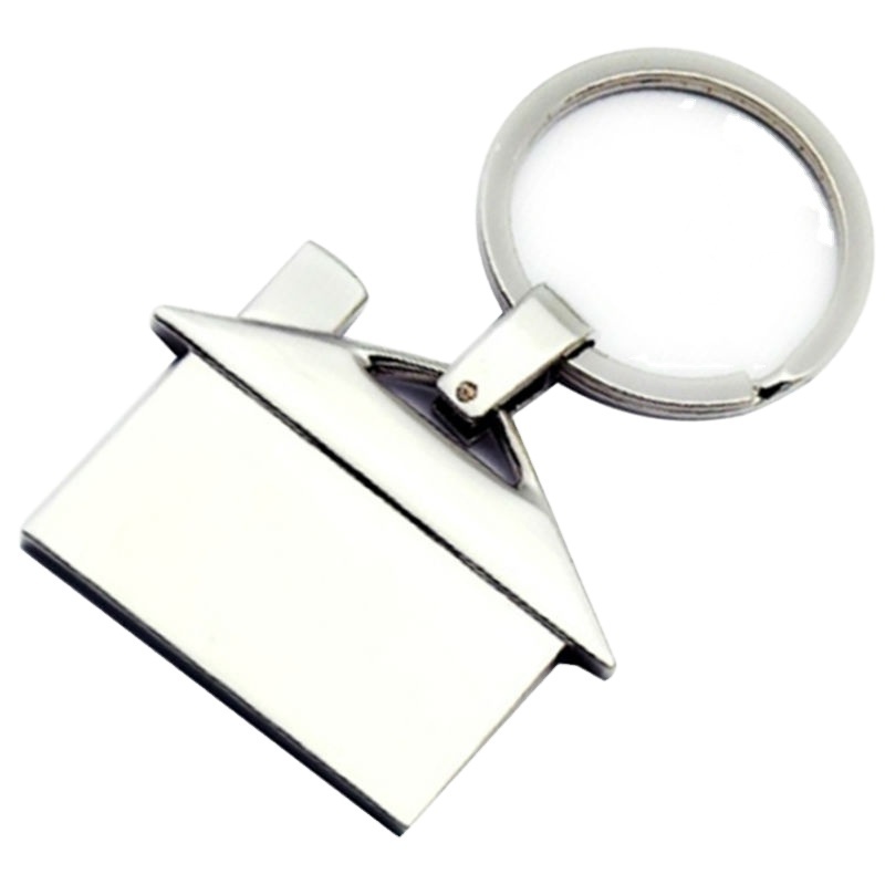 House Shaped Laser Engraved Keychain For personalized Keychain House