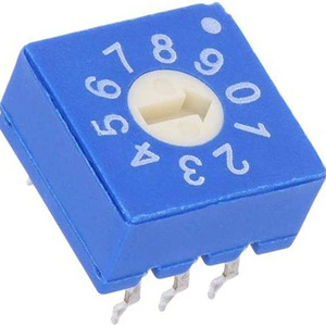 ERD110RSZ Rotate 10 bit inline 6-pin rotary dial coding switch positive code top adjustment DIP Switches