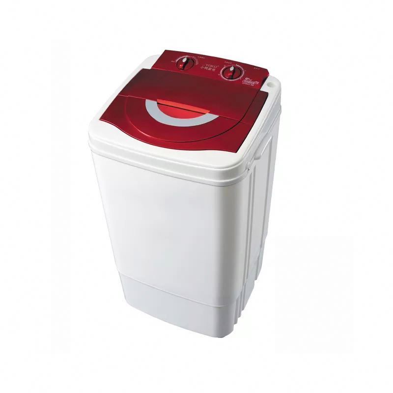 Glass Cover Semi Auto 7Kg Single Tub Washing Machine With Free Dry Iron