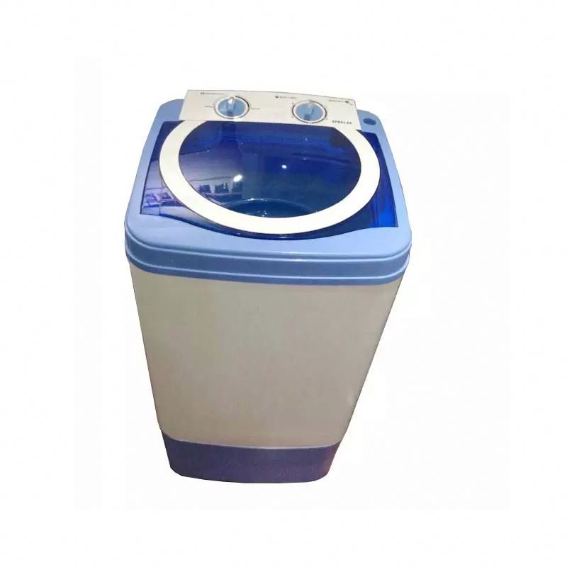 Glass Cover Semi Auto 7Kg Single Tub Washing Machine With Free Dry Iron