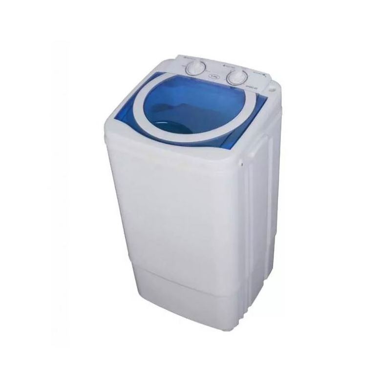 Glass Cover Semi Auto 7Kg Single Tub Washing Machine With Free Dry Iron