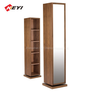 Customize All Types Wooden Revolving Shoe Cabinet / Shoe Racks For Home