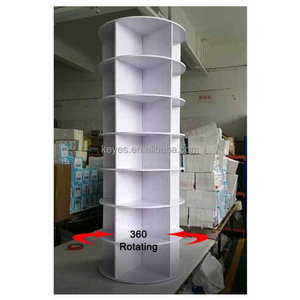 Round 360 Rotating Shoe Rack Storage Organizer Living Room Furniture Custom Modern Stackable 4 5 6 7 8 9 10 Tier White