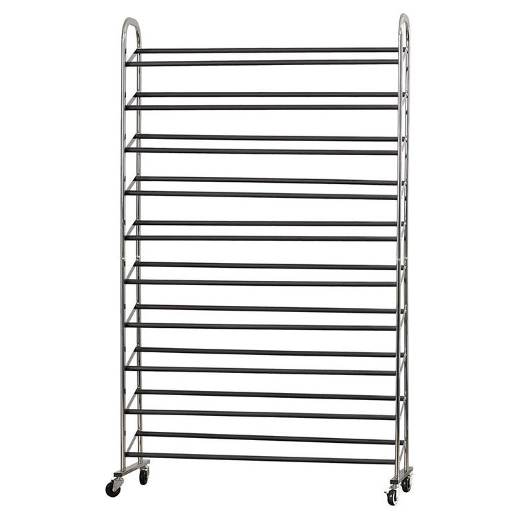 custom home metal shelf 50 pair shoe rack organizer floor 10 tier shoe rack