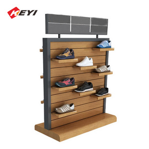 Modern  Sport Shop Interior Layout Decoration Clothing Shoes Display Racks For Sport Store Fixtures Retail Display