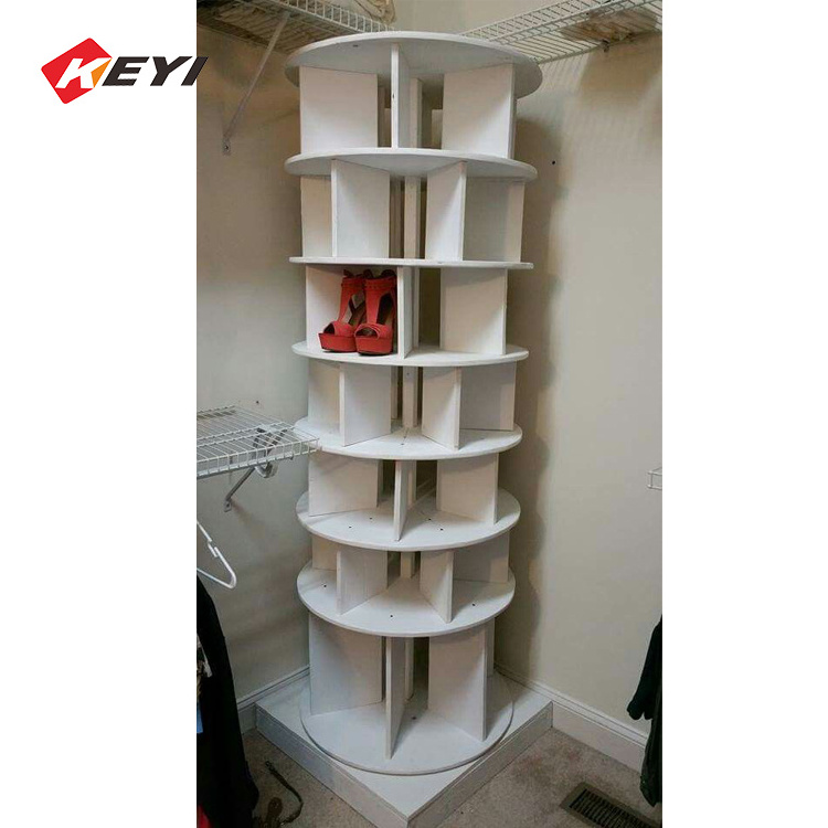 Wholesale  Revolving Shoe Rack Cabinet With  Rotating Rack