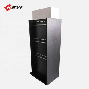 Customized Point Of Sale Retail Store Shelf Furniture Wood Product Promotion Display Rack Hanging Socks Display Stands With Hook