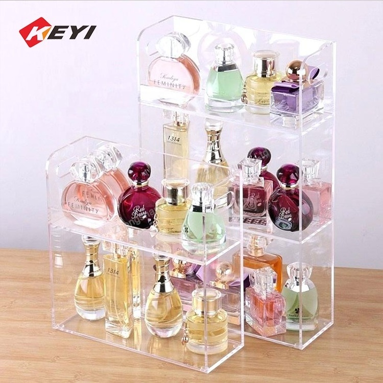 Wholesale Custom Clear Acrylic Perfume Display / Perfume Bottle Display Stand