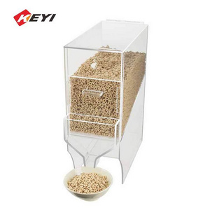 Wholesale Customized Clear Acrylic Food Bin Bulk Food Dispenser