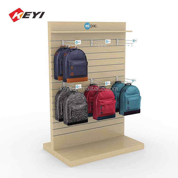 Reasonable Price Customized Laptop Backpack Metal Shelf Hand bag Rack Handbags Display Stand