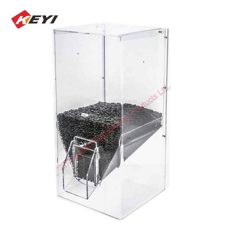 Wholesale Customized Clear Acrylic Food Bin Bulk Food Dispenser