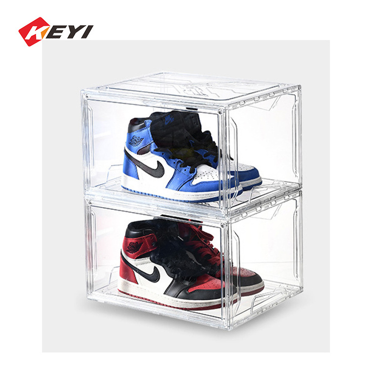 Sneaker Storage Clear Shoe Cases Acrylic Shoes Box Shoe Rack Living Room Furniture Transparent Modern Home Furniture Plastic