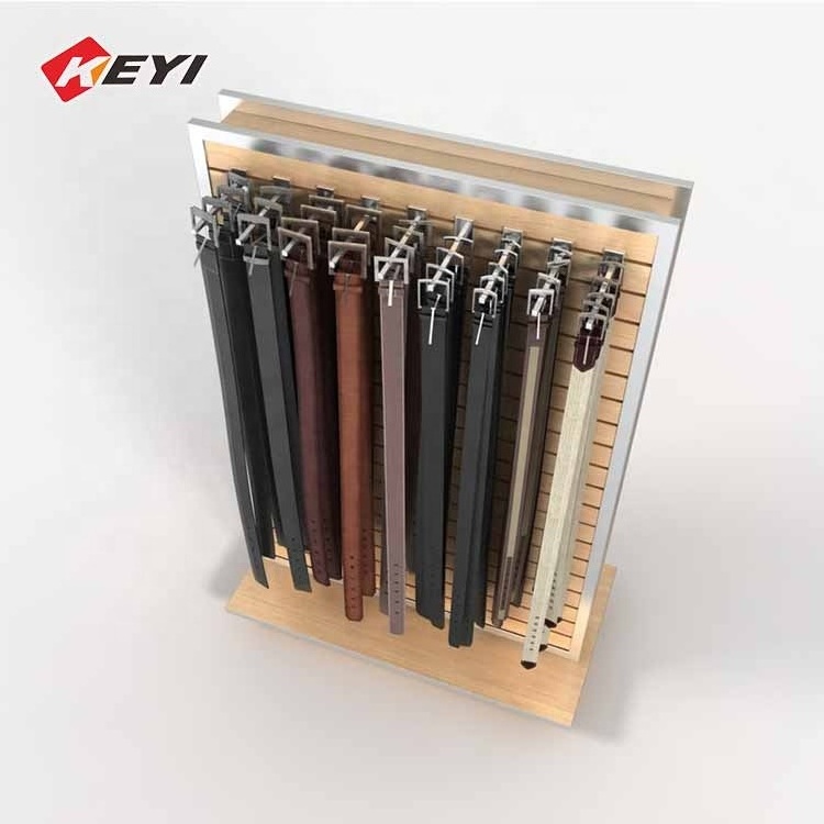 OEM Slat Wall Belt Display Rack /Belt Display Stand