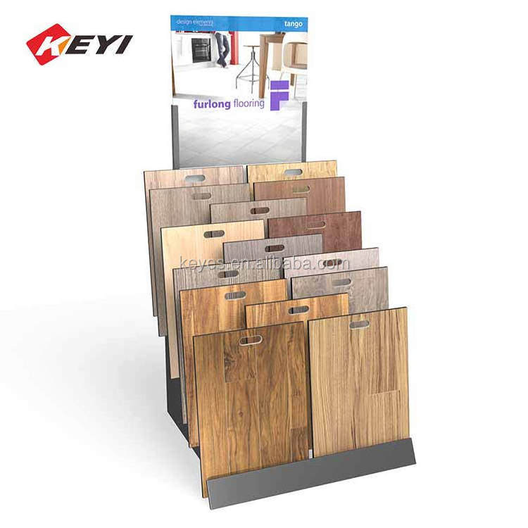 Custom Flooring Stand Ceramic Tile Display Shelf Rack